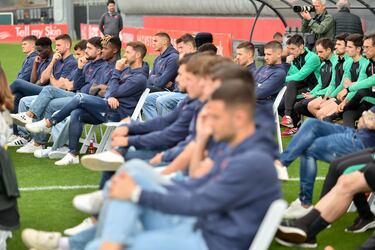 Despedida de Óscar de Marcos.