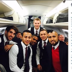 Arturo Vidal ya palpita su duelo ante Alexis por Champions