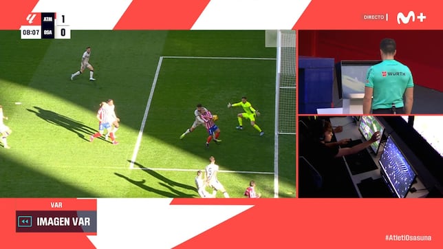 Griezmann marcó... con el brazo: “El gol está bien anulado”