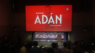 En directo la presentación de Adán con el Atlético de Madrid