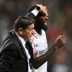 El vestuario alucina con Rüdiger