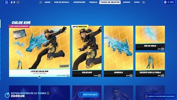 Chloe Kim es un skin de la tienda de Fortnite