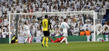 2-1. Aubameyang marcó el primer gol.