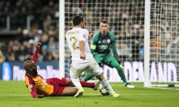 Benzema a pase de Carvajal