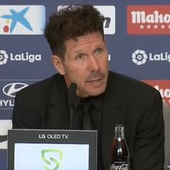 Simeone y los pitos tras cambiar a Joao: "Hay que cuidarle"
