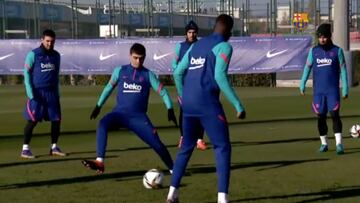 El Barça prepara el duelo ante la Real Sociedad de la Supercopa