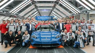 Porsche Taycan: la producción llega a 100,000 unidades