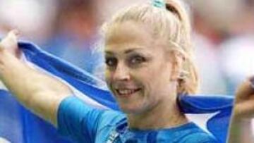 La griega Manjani, campeona del mundo de lanzamiento de jabalina