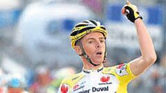 Riccó resistió el ataque de Klöden y de Vinokourov