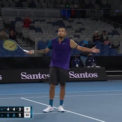 El público enloquecido y él en modo Gladiator: la última barbaridad de Kyrgios