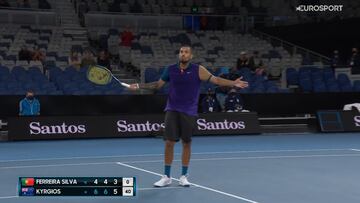 El público enloquecido y él en modo Gladiator: la última barbaridad de Kyrgios