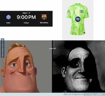 Los mejores memes de la eliminatoria de infarto entre el Inter y el Barcelona