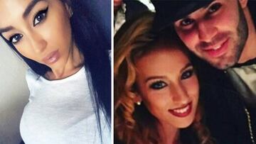 Imágenes de Aurah Ruiz y de Jesé Rodríguez con Melody Santana