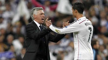 Ancelotti: "El Madrid ganará la Liga y Cristiano será Pichichi"