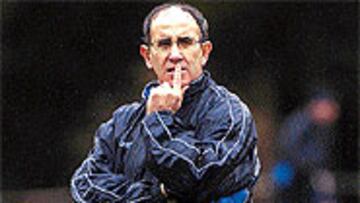 <B>PATRIOTA</B>. Irureta mostró su lado más patriótico al declararse seguidor de "todos los españoles".