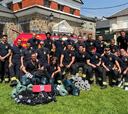 La Fundación Atlético colabora con los Bomberos Voluntarios en los incendios de León