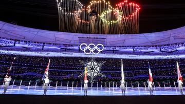 Imagen de la ceremonia de clausura de los Juegos Olímpicos de Invierno de Pekín 2022.