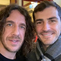 Jornada intensa de reencuentros para Casillas: Puyol e Iniesta