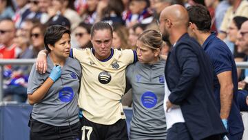 12/10/25
PARTIDO FUTBOL FEMENINO
ATLETICO DE MADRID FEMENINO - BARCELONA FEMENINO
LESION EWA PAJOR