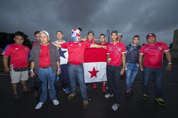 Así se vivió el ambiente en el Estadio Rommel Fernández para el duelo eliminatorio entre las selecciones de México y Panamá.