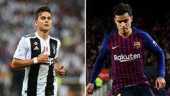 La Juve quiere proponer al Barça el cambio Dybala-Coutinho
