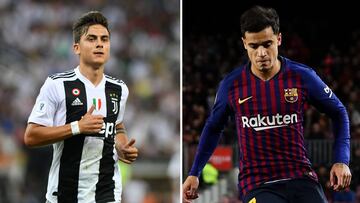 La Juve quiere proponer al Barça el cambio Dybala-Coutinho