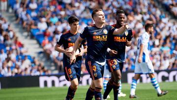 Real Sociedad 0 - Valencia 1: Resumen, goles y resultado del partido