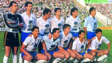 El once del Tenerife de aquel 2 de julio de 1989.