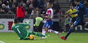 El Arabi marca el 1-1.