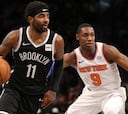 Kyrie se redime y salva a los Nets de caer en el derbi de Nueva York