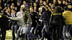 Los ultras del Anderlecht montan un lío en Bilbao