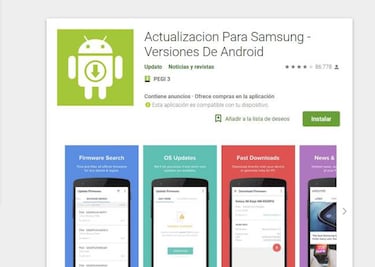 ¡Cuidado! tu Samsung no se actualizará desde la Google Play Store, es un timo