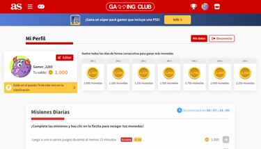 Llega AS Gaming Club: ?gana fantsticos premios jugando gratis!