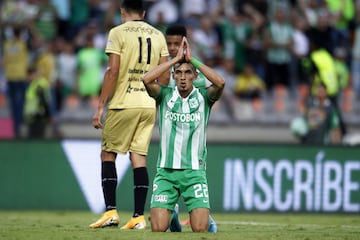 Daniel Muñoz, al minuto 35, anotó el único gol del compromiso en el Atanasio Girardot. Los verdes sumaron tres puntos que los aseguran como líderes del torneo.