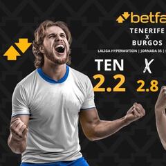 CD Tenerife vs. Burgos CF: horario, dónde ver, pronósticos y clasificación
