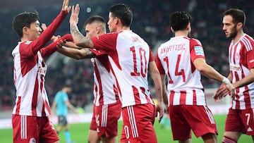 James Rodríguez, volante colombiano de Olympiacos