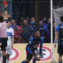 La UC sufre su primera expulsión en un año y en la misma cancha