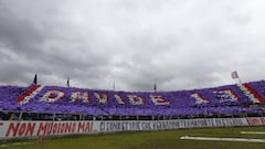 Stadio Artemio Franchi pays its respects to Davide Astori
