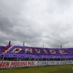 Stadio Artemio Franchi pays its respects to Davide Astori