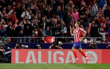 4-0. Alexander Sorloth celebra su cuarto tanto de la noche.