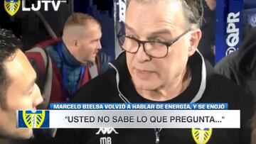 Bielsa en estado puro: "¡Usted no sabe lo que pregunta!"