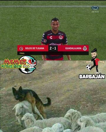 Los memes de la derrota de Chivas ante Xolos de Tijuana