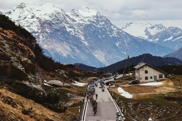 El pelotón durante la 20ª etapa del Giro de Italia.