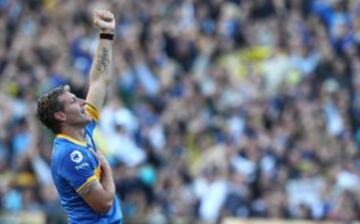 Martín Palermo fue parte de los nombres que sonaron en el Monumental. El delantero estaba en la parte final de su carrera y en los albos lo quierían convencer de que recalara en Chile. No pasó nada, aunque años después, el Loco sonó nuevamente, pero esta vez como técnico.