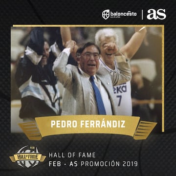 Es el entrenador más laureado de la historia del baloncesto español. En su haber cuenta con doce títulos de Liga, once de Copa y cuatro de Copa de Europa. Permaneció catorce años consecutivos en el real Madrid, trece de ellos como entrenador. En 1991 fundó en Alcobendas el Centro Internacional de Documentación e Investigación del Baloncesto, conocido como Fundación Ferrándiz, actual sede del Museo de la FEB. Fue fundador e impulsor de las Asociaciones Europea y Mundial de entrenadores y primer profesor de baloncesto en el INEF de Madrid. Es miembro del Naismith Memorial Hall of Fame de Springfield desde 2007 y del Hall of Fame de la FIBA desde 2009. De las innumerables anécdotas de su carrera técnica destaca la invención de la autocanasta en un partido de Copa de Europa en 1962, que obligó a la FIBA a modificar el reglamento.