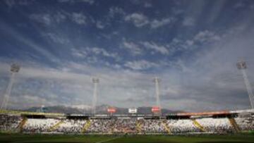 Postal del estadio Monumental en su partido número 779: Colo Colo 0-0 Ñublense.