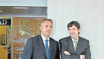 <b>LFP Y ALAVÉS. </b>Astiazarán y Ortiz de Zárate se reunieron recientemente.