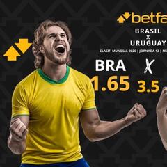 Brasil vs. Uruguay: horario, TV, pronósticos, estadísticas y clasificación
