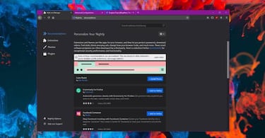 Así se activan en Firefox las extensiones recomendadas