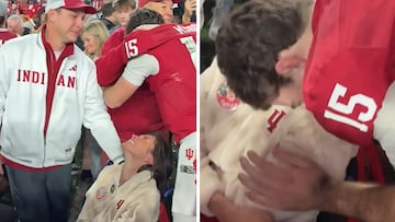 Fernando Mendoza shares emotional moment with parents after NCAA win